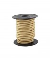 Cable Textil Dorado 2x0.75mm - Bobina 10m