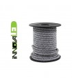 Cable Textil Negro/gris 2x0.75mm - Bobina 10m