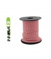 Cable Textil Rojo/Blanco 2x0.75mm - Bobina 10m
