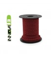Cable Textil Rojo/Negro 2x0.75mm - Bobina 10m