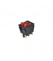 Interruptor DPDT On/Off Con Luz 16(4)A-16A 125-250V