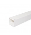 Canal 40x60mm Fijación A Tornillo Blanca PVC 2m