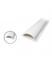 Canal Suelo 20x70mm Adhesiva Blanca PVC 2m